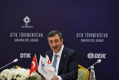 CUMHURBAŞKANI YARDIMCISI YILMAZ: TÜRKMENISTAN'IN STRATEJIK ÖNEMI HER GEÇEN GÜN ARTMAKTADIR