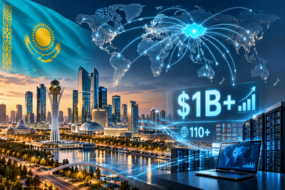 KAZAKISTAN’IN IT HIZMETLERI IHRACATI 1 MILYAR DOLARI AŞTI