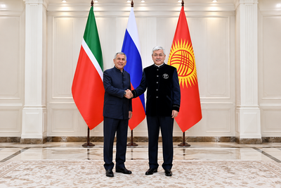  KIRGIZISTAN VE TATARISTAN YATIRIMLARI VE IŞ DÜNYASI ARASINDAKI DOĞRUDAN BAĞLANTILARI GÖRÜŞTÜ