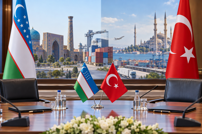 ÖZBEKISTAN VE TÜRKIYE TICARI İŞ BIRLIĞINI GENIŞLETME KONUSUNDA ANLAŞTI