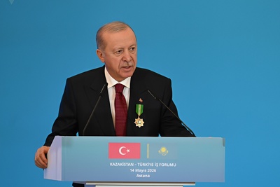 CUMHURBAŞKANI ERDOĞAN: KAZAKISTAN ILE TICARET HACMIMIZ 10 MILYAR DOLARA YAKLAŞTI