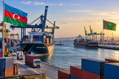 AZERBAYCAN VE TÜRKMENISTAN LIMANLARI ARASINDAKI YÜK TAŞIMACILIĞI %34,6 ARTTI