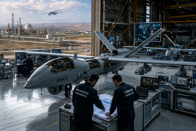 TURKISH AEROSPACE KAZAKISTAN’DA ANKA İNSANSIZ HAVA ARAÇLARI ÜRETECEK