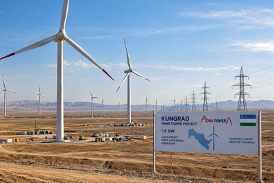 ÖZBEKISTAN 3,07 MILYAR DOLARLIK 1,5 GW KAPASITELI RÜZGÂR ENERJI SANTRALI KURUYOR