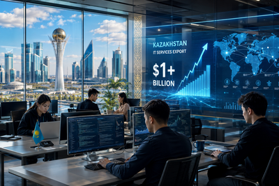  KAZAKISTAN’IN BT HIZMETLERI IHRACATI 1 MILYAR DOLARI AŞTI