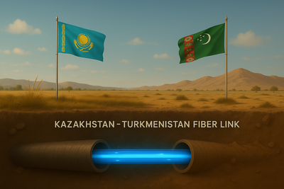 TÜRKMENISTAN VE KAZAKISTAN YER ALTI FIBER OPTIK ILETIŞIM HATTININ INŞASINI KARARLAŞTIRDI